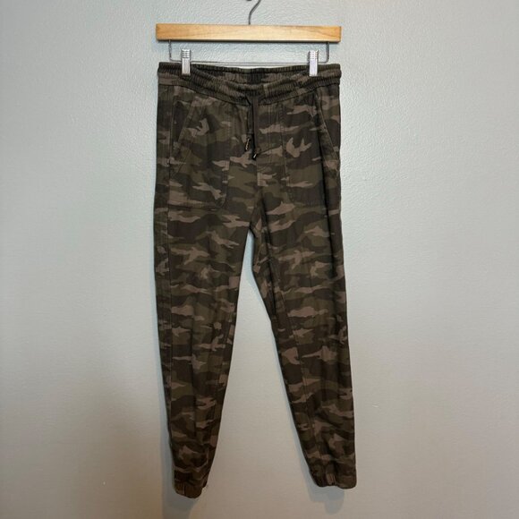 ATHLETA olive camo farallon joggers size 2 - Picture 2 of 7